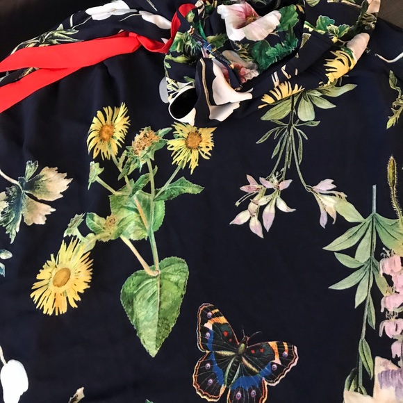 Navy floral maxi dress - Picture 3 of 3